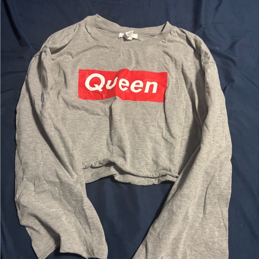 Society Gray Long Sleeve Top